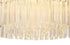 Kuna Nickel/Clear Pendant Round 12 Light 80cm